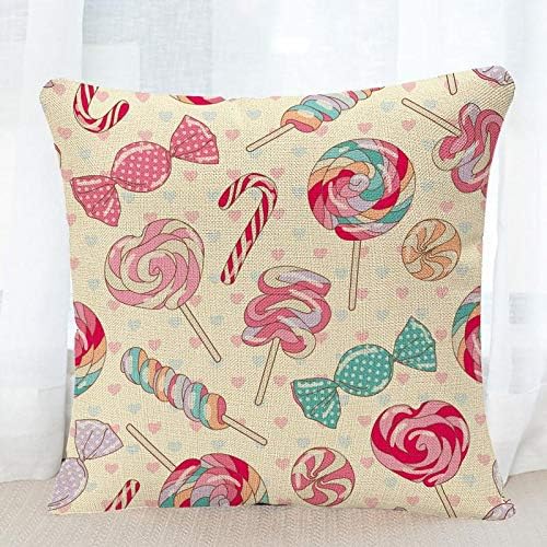 Amazon.com: YGGQF Throw Pillow Covers Pink Party Yummy Colorful